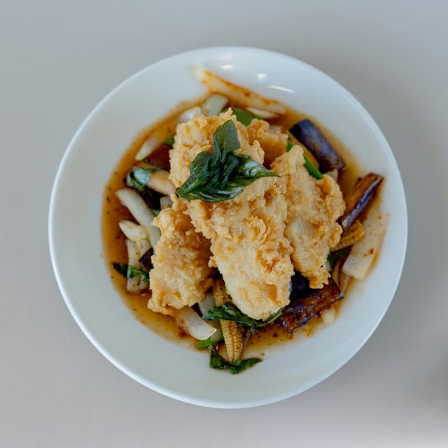 CATFISH STIR FRY.